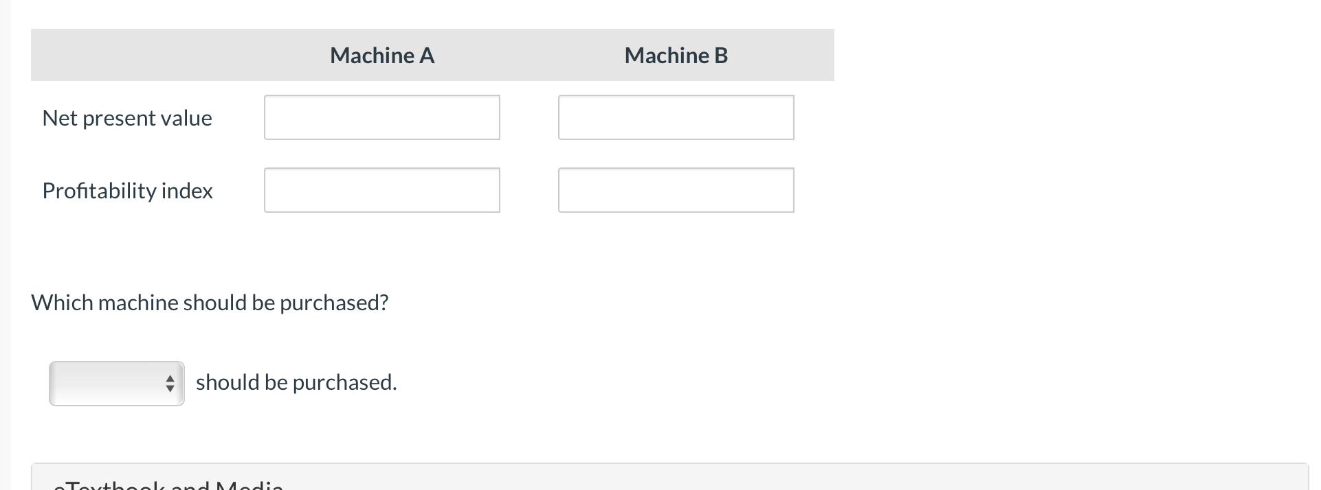 of two new diagnostic machines. Either machine would make it possible for