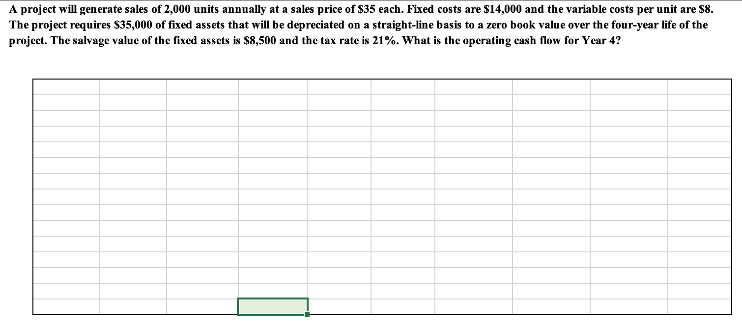 Please answer the question using excel and excel formulas such as