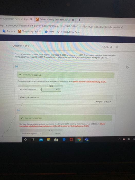  NP Autestment Player Ul App C Solved: Classify Each Item As