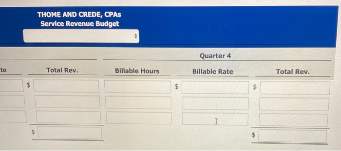 1 Quarter 2 Quarter 3 Quarter 4 Auditing 2,510 1,730 2,170 2,770