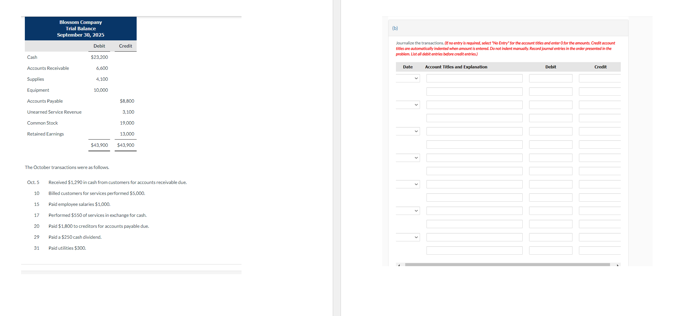  Please help with explanation (a)Journalize the transactions. (If no entry is