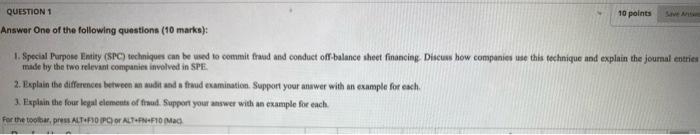  can someone please answwr these quickly QUESTION 1 10 points Save