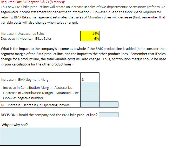 line - BMX Bicycles. This new product line will be compatible with