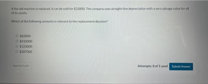 an old machine with a new one. The followirg information fas been