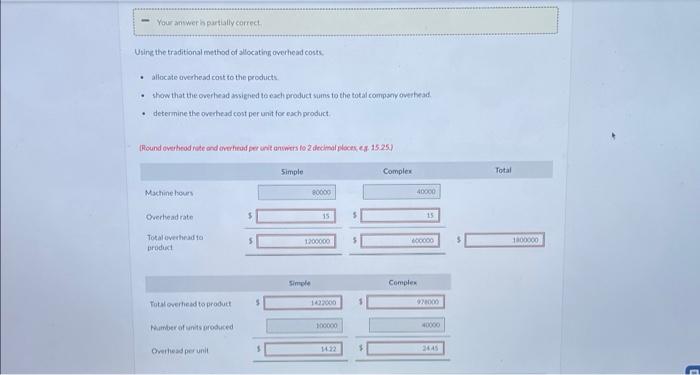 names sugeest, Simple is the more basic product, and Complex comes with