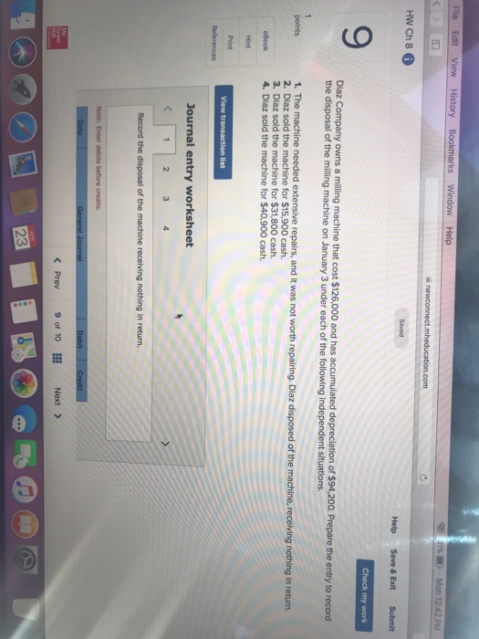  Help HW Ch 8 6 Help Save & Exit Submit Check