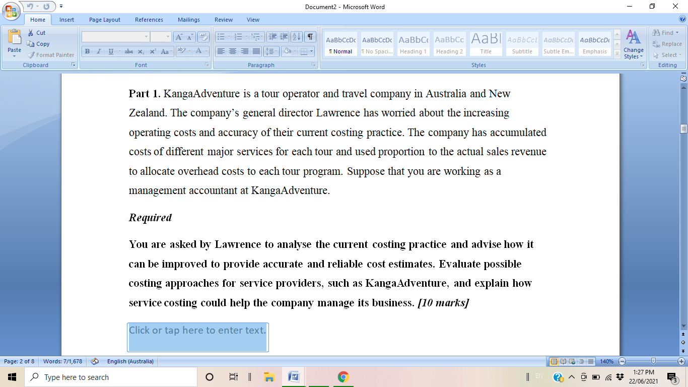 Document2 - Microsoft Word - x Cla Home Insert Page Layout