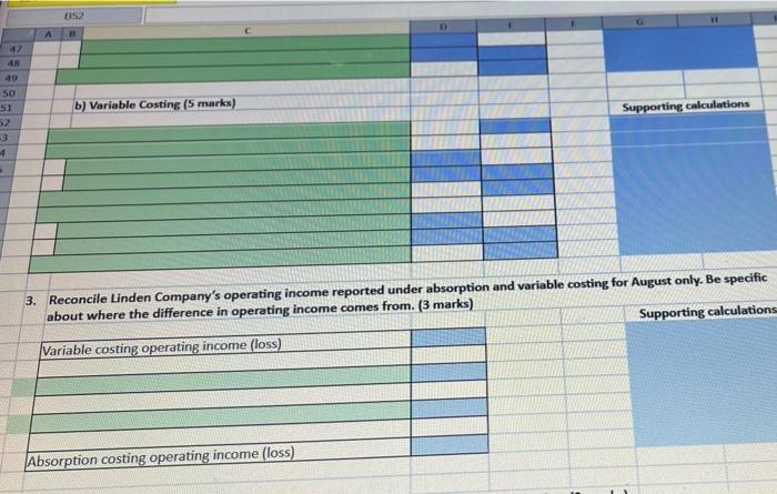 is listed follow: Tort 3 Product Cost Data 4 s 6 Variable