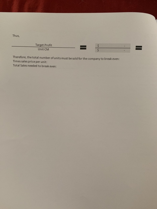 has come onto the market that the company is anxious to produce