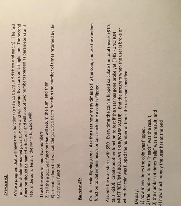  Help with this program in c++ language Exercise #2: The first