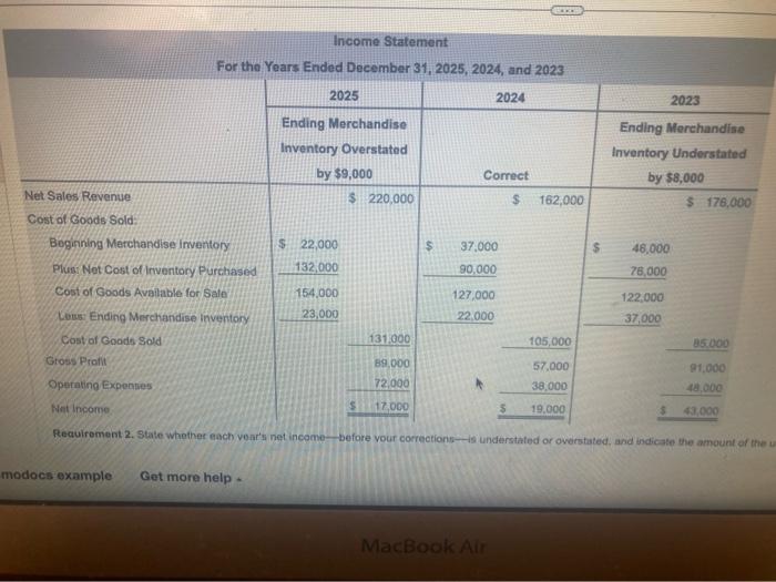 alick the icon to view the income stalements.) ty 2026, audiom found