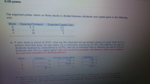  Only need help with part of section A. ... A, B