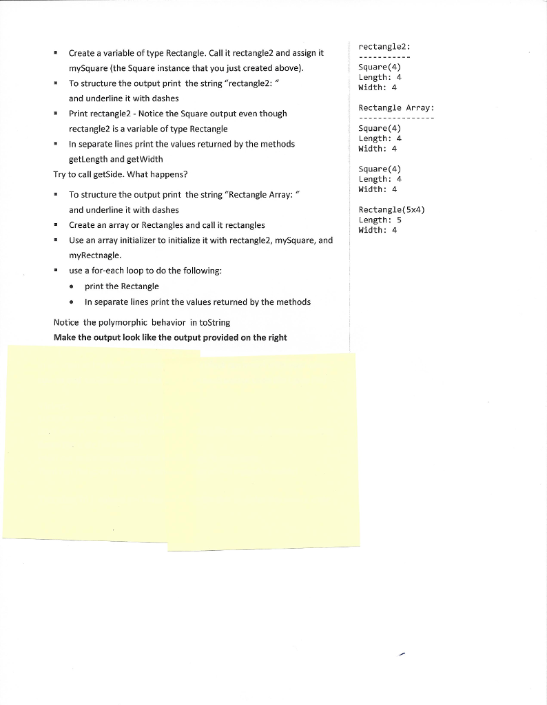 of the superclass type and assign it an instance of the subclass
