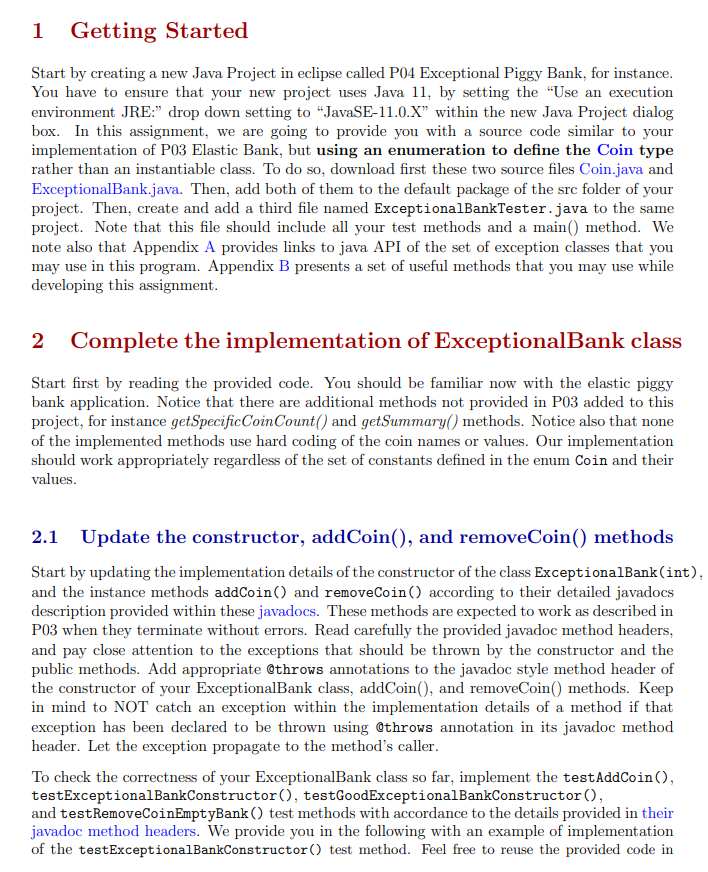 Currency Coin constants * * */ public enum Coin { PENNY(1), NICKEL(5),