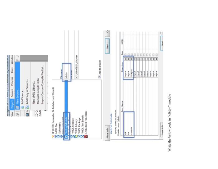 a verilog code using multiple modules. Equipment Needed: - 1SE webpack software