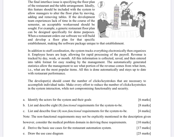 a click of a button. The wait staff will be able to