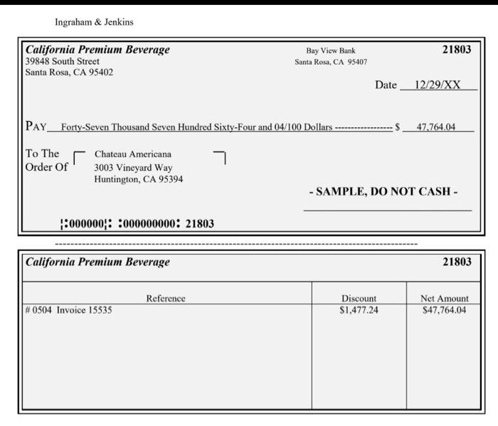 entered the information needed at the top of the transaction screen. If