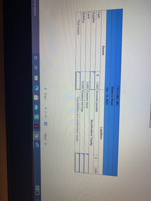 ended Dec. 31, 2021 Revenues Expenses Salaries $ 12,600 Rent 6,600 Advertising