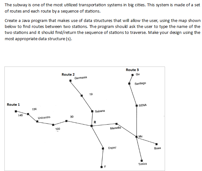  Special Note: Please code in Java, include proper explanation for understanding