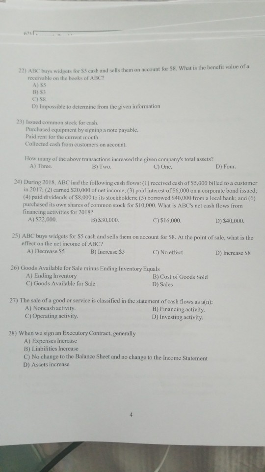 was sold at the end of the second year of use for