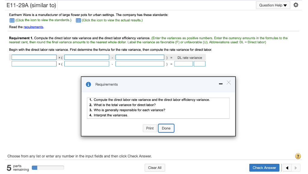 of large flower pots for urban settings. The company has these standards: