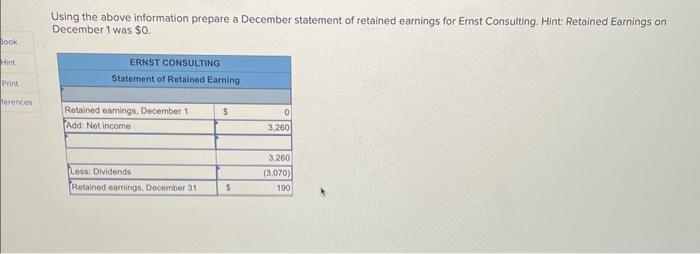 [The following information applies to the questions displayed below.] On December 1,