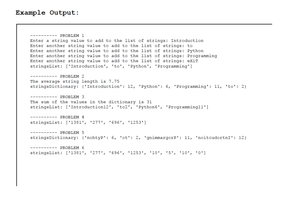 may or may not build on the problem before it. 1. .