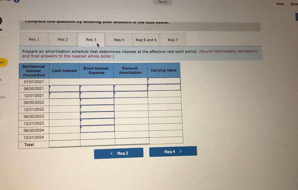 bonds on January 1, 2021, with a face amount of $860,000, the