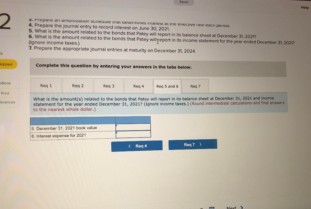 bonds mature December 31, 2024 (4 years). Interest is paid semiannually on