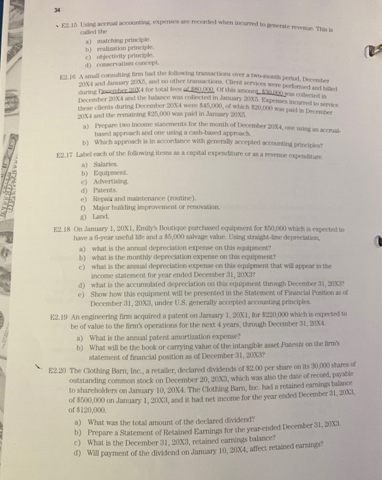 simply cancel this question if you can solve it? E2.21 The preferred