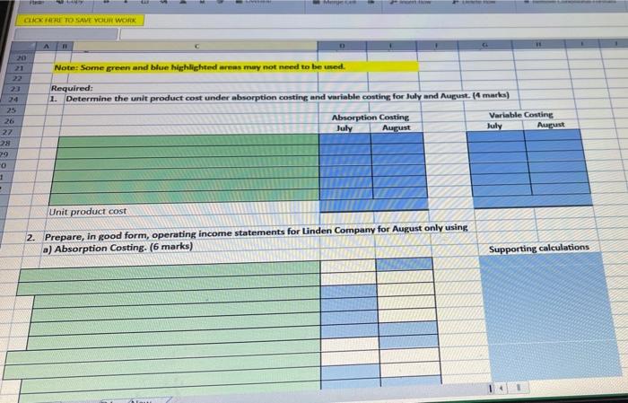 XYZ Company manufactures and sell a single product Cost data for the