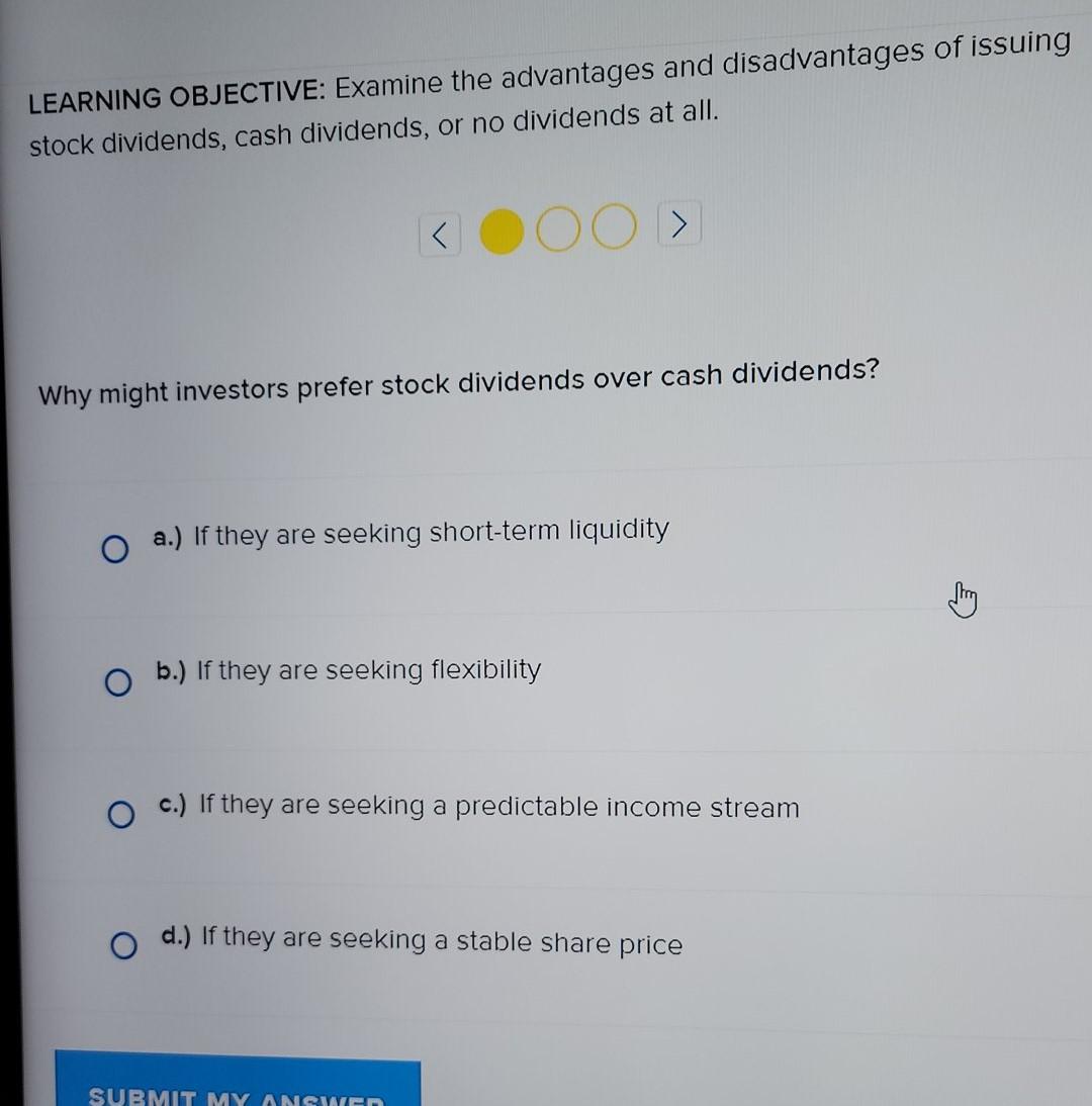 bought stock in a tech company that had just announced a dividend.