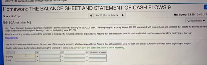  MGMT 9180 Section 55 Accounting Practices for manas Homework: THE BALANCE