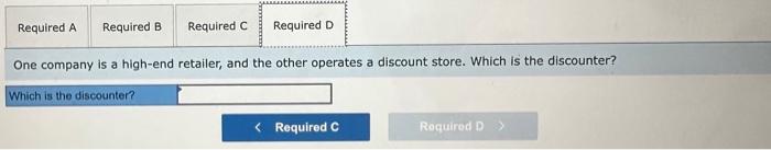each company. c. Which company is more profitable from the stockholders' perspective?