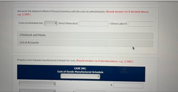 an account. A summary of materials requisition slips and time tickets for