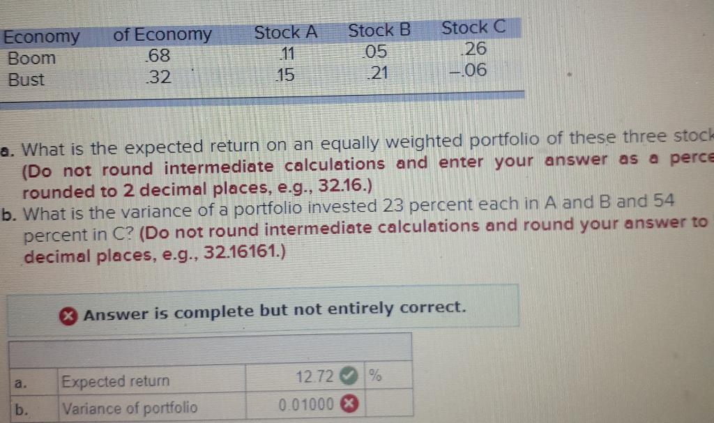 a. What is the expected return on an equally weighted portfolio