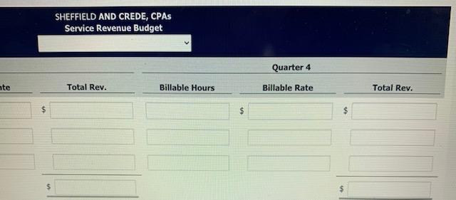 quarter, are provided below, Average hourly billing rates are auditing $80, tax