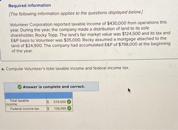  please help with C D and E. thanks Required information [The