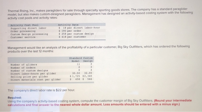  please help and also please show work!!! thank you! Thermal Rising,