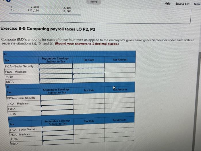 the following information for the Exercises below. [The following information applies to