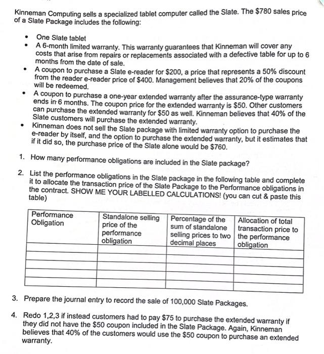  Kinneman Computing sells a specialized tablet computer called the Slate. The