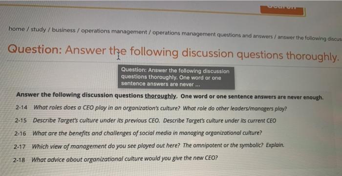  home / study / business / operations management / operations management