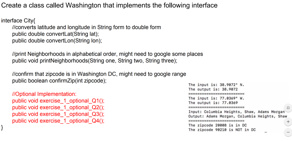 Please solve Java clearly, and make solution ready to be copied Create