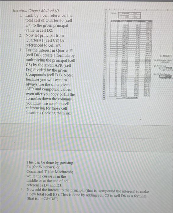 #1 value which is 500 and apr is 6.9% A Three Methods