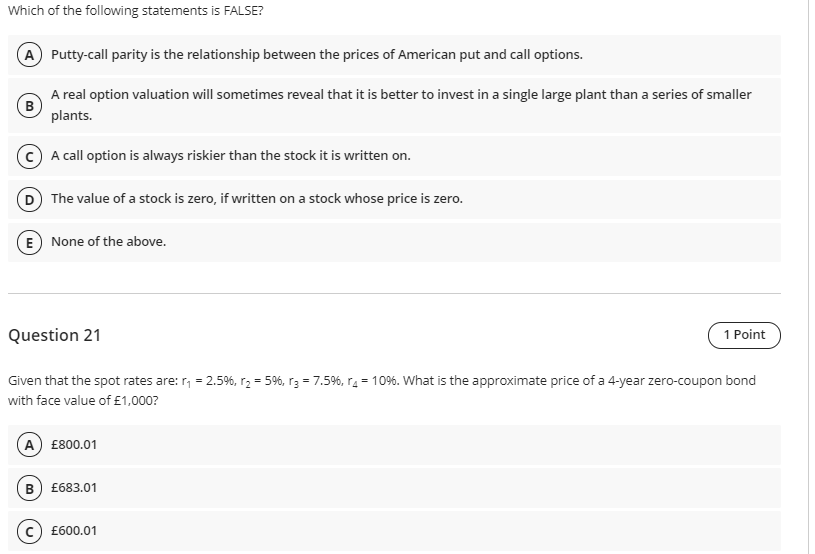 that two production technologies can be used: Technology A uses a custom-designed