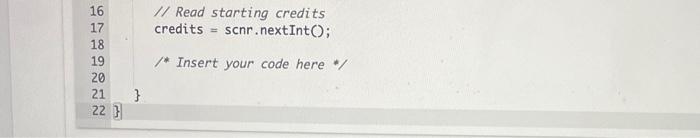 one credit, or sets a goal for future rolls. Current round ends