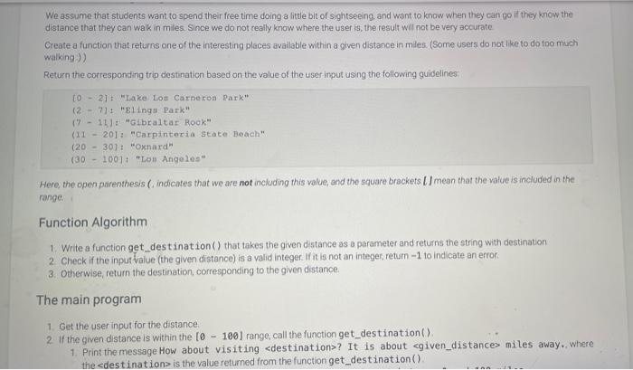 debug based on the errors reportedpython We assume that students want to