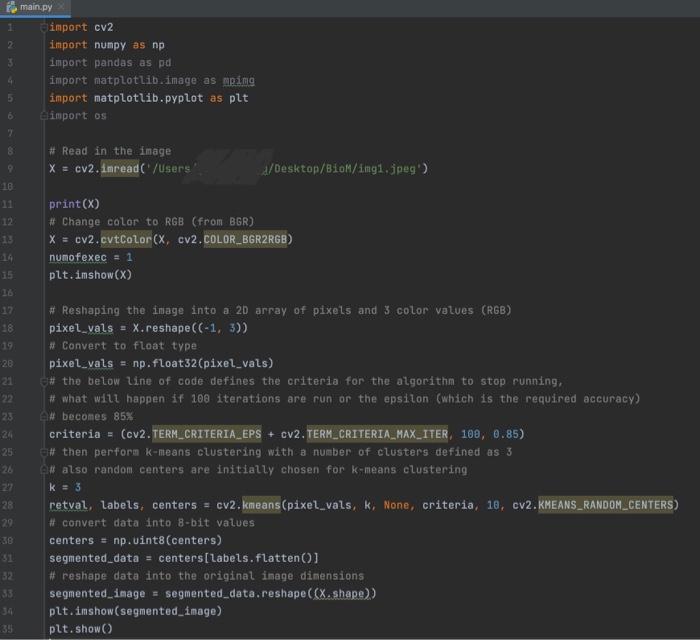 of this assignment: (1) to identify qualitatively/visually, what data (images) can make