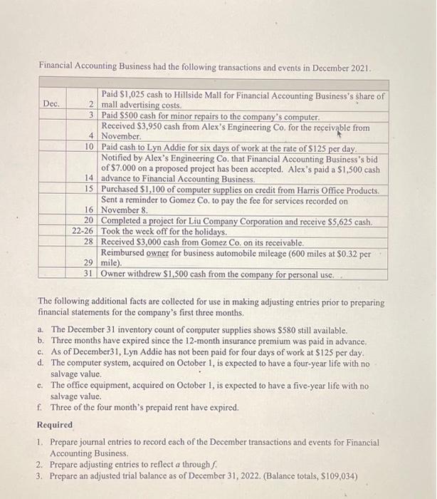 After the success of the company's first two months, you continue to