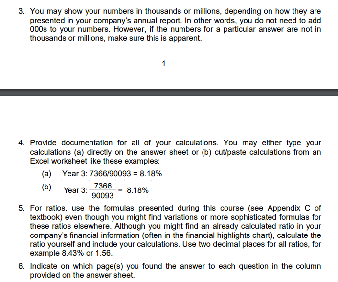 annual report/Form 10-K FSA Project to find a variety of items and